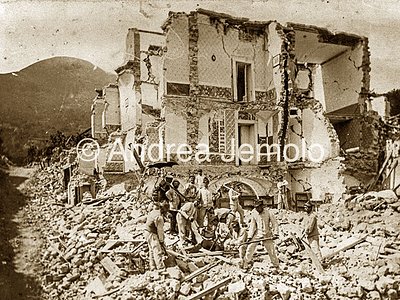  Casamicciola earthquake in the island of Ischia - Ruins of the Central Coffee | Andrea Jemolo