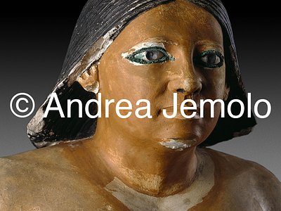 Egyptian museum Sat scribe - Detail, Saqqara | Andrea Jemolo