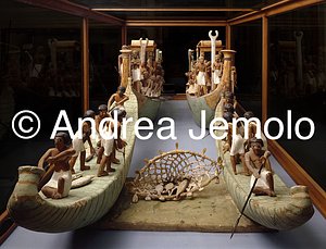 Museo Egizio Pesca con le reti,Tomba di Meketre, Tebe | Andrea Jemolo