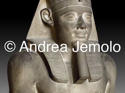 Egyptian museum Sesostris I - detail of the head, Lisht | Andrea Jemolo