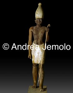 Museo Egizio Sesostris I - statuetta lignea, Lisht | Andrea Jemolo