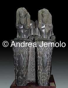 Museo Egizio Doppia statua di Amenemhat come dio Nilo, Tanis | Andrea Jemolo