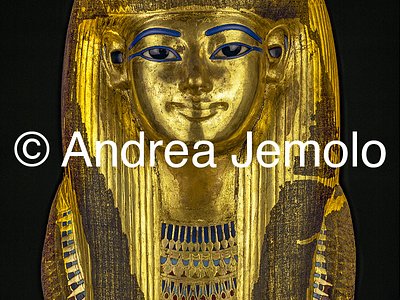 Egyptian museum Funeral mask of Thuya, Thebes | Andrea Jemolo