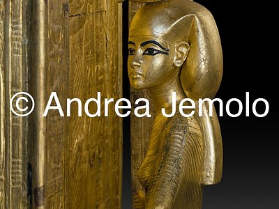 Egyptian museum Selket from the casket of Tutankhamen | Andrea Jemolo