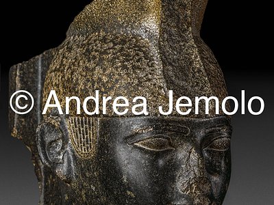 Egyptian museum Head of Taharka King, Thebes | Andrea Jemolo