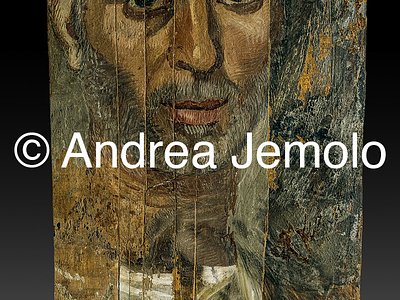 Egyptian museum Portrait from Fayum - old man | Andrea Jemolo