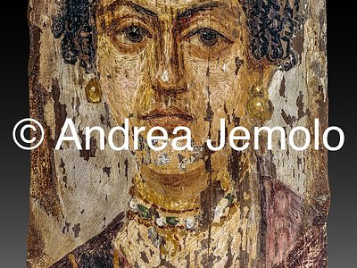 Egyptian museum Portrait from Fayum - Woman | Andrea Jemolo