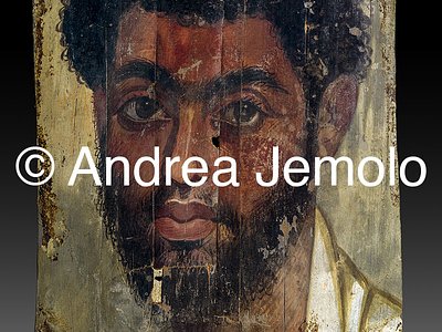 Egyptian museum Portrait from Fayum - young man | Andrea Jemolo