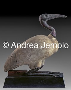 Museo Egizio Ibis , bronzo e calcare, Luogo sconosciuto | Andrea Jemolo