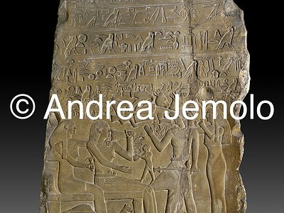 Egyptian museum Stela of Dagi, painted Limestone, Dra' Abu el-Naga' | Andrea Jemolo