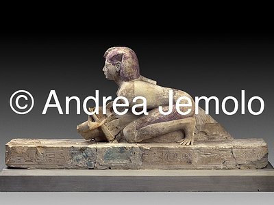Egyptian museum Knelt Osorkon III, Limestone, Cacchette of Karnak | Andrea Jemolo