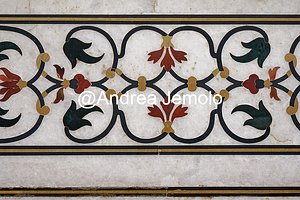 Taj Mahal Marble decorations | Andrea Jemolo