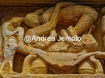 Lakshmana Temple Scene of a sexual intercourse - south facade | Andrea Jemolo