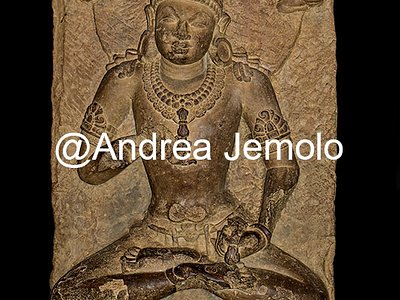  Sculpture representing Vajrapani, sandstone | Andrea Jemolo