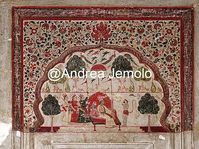 Raja Mahal or Raja Mandir Fresco in Royal Chambers | Andrea Jemolo