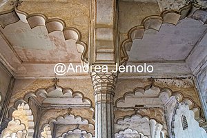 Forte rosso, Qila Agra Diwan-i-Am - Capitello | Andrea Jemolo