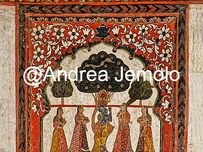Raja Mahal or Raja Mandir Fresco in Royal Chambers | Andrea Jemolo