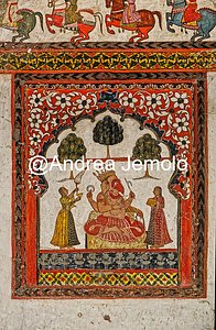 Raja Mahal or Raja Mandir Affresco nelle Camere Reali | Andrea Jemolo