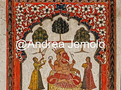 Raja Mahal or Raja Mandir Fresco in Royal Chambers | Andrea Jemolo