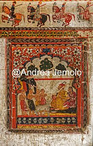 Raja Mahal or Raja Mandir Affresco nelle Camere Reali | Andrea Jemolo
