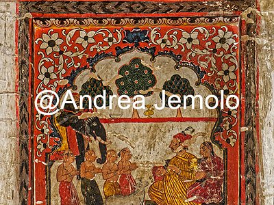 Raja Mahal or Raja Mandir Fresco in Royal Chambers | Andrea Jemolo