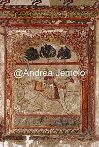 Raja Mahal or Raja Mandir Affresco nelle Camere Reali | Andrea Jemolo