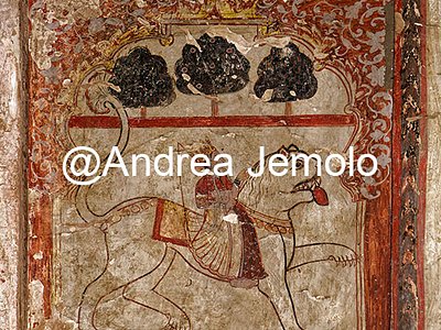 Raja Mahal or Raja Mandir Fresco in Royal Chambers | Andrea Jemolo