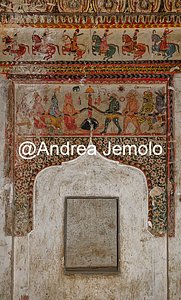 Raja Mahal or Raja Mandir Affresco nelle Camere Reali | Andrea Jemolo