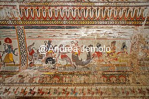 Raja Mahal or Raja Mandir Affresco nelle Camere Reali | Andrea Jemolo