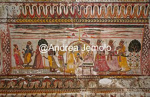 Raja Mahal or Raja Mandir Affresco nelle Camere Reali | Andrea Jemolo