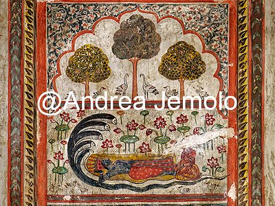 Raja Mahal or Raja Mandir Fresco in Royal Chambers | Andrea Jemolo