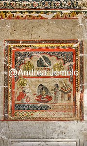 Raja Mahal or Raja Mandir Affresco nelle Camere Reali | Andrea Jemolo