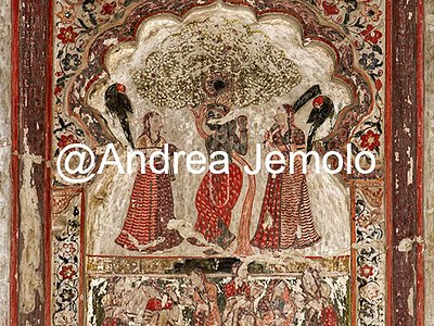 Raja Mahal or Raja Mandir Fresco in Royal Chambers | Andrea Jemolo