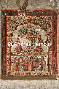 Raja Mahal or Raja Mandir Affresco nelle Camere Reali | Andrea Jemolo