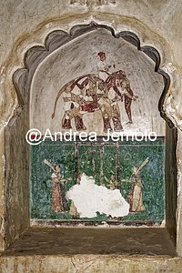 Raja Mahal or Raja Mandir Affresco nelle Camere Reali | Andrea Jemolo