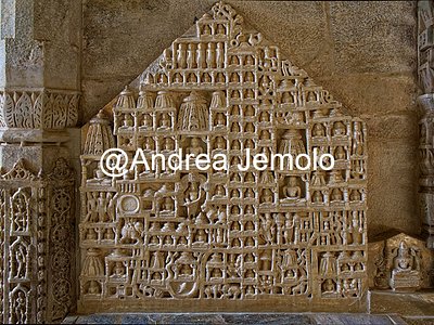Ranakpur Jain temple - Chaturmukha Dharana Vihara The representation of Palitana jain temples on Mt. Shatrunjaya and Girnar | Andrea Jemolo