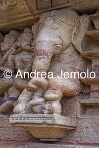 Tempio Lakshmana Scultura di un Elefante Reale | Andrea Jemolo