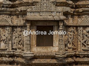 Forte Chittorgarh Tempio Samiddheshwara -  Particolare della facciata | Andrea Jemolo