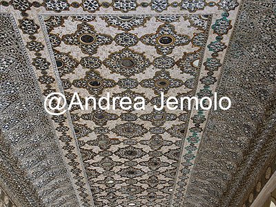 Amber Fort Diwan-i-Khas or Private Audience Hall - Ceiling | Andrea Jemolo