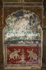 Garh Palace Wall painting of Elephant | Andrea Jemolo