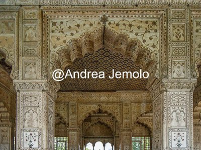 Red Fort or Lal Qila  Inner walls and ceiling of the Diwan-i-Khas - Hall of Private Audience | Andrea Jemolo