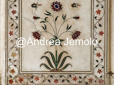 Red Fort or Lal Qila  Inlaid marble panel | Andrea Jemolo