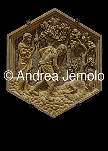 Museo dell'Opera del Duomo Rilievi istoriati dal Campanile di Giotto - Adamo ed Eva mentre lavorano | Andrea Jemolo