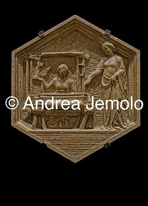 Museo dell'Opera del Duomo Rilievi istoriati dal Campanile di Giotto - La tessitura | Andrea Jemolo