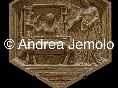 Museo dell'Opera del Duomo Istorated reliefs of Giotto’s Bell Tower - Weaving | Andrea Jemolo