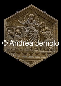 Museo dell'Opera del Duomo Rilievi istoriati dal Campanile di Giotto - Phoroneus come l'uomo che ha inventato la legislazione | Andrea Jemolo