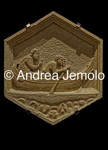 Museo dell'Opera del Duomo Rilievi istoriati dal Campanile di Giotto - La Navigazione | Andrea Jemolo