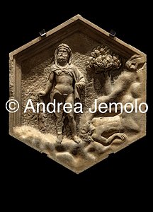 Museo dell'Opera del Duomo Rilievi istoriati dal Campanile di Giotto - Ercole e Caco | Andrea Jemolo