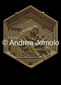 Museo dell'Opera del Duomo Rilievi istoriati dal Campanile di Giotto - Fidia come allegoria della scultura | Andrea Jemolo