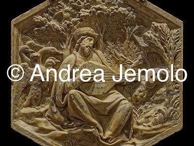 Museo dell'Opera del Duomo Istorated reliefs of Giotto’s Bell Tower - Orpheus as an allegory of Music | Andrea Jemolo